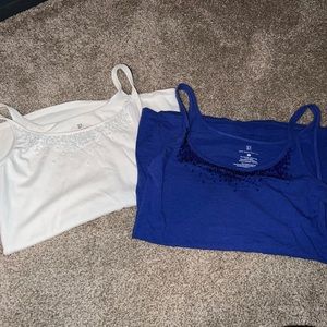 New York and Company Beaded Tank Bundle